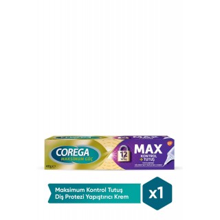 Corega Maksimum Kontrol 40 gr Diş Protezi Yapıştırıcı Krem