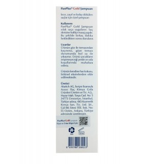 PanPlus Gold 200 ml Ince ve Dökülen Saçlar için Şampuan PanPlus Gold 200 ml Ince ve Dökülen Saçlar için Şampuan
