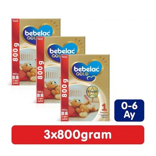 Bebelac Gold 1 Bebek Sütü 800 gr 3 Adet