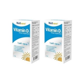 Wellcare Vitamin D3 400 IU Sprey 5 ml 2 Adet