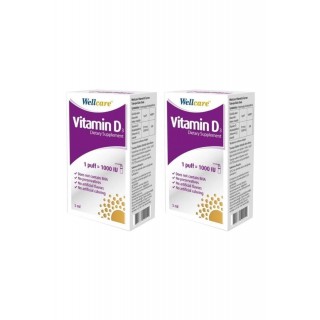 Wellcare Vitamin D3 1000 IU Sprey 5 ml 2 Adet