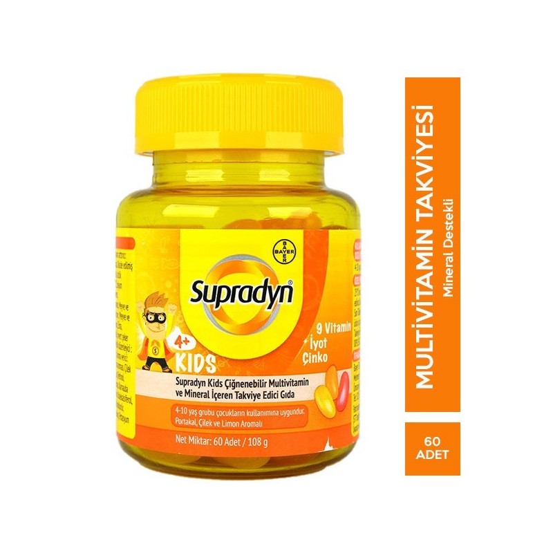 Supradyn Kids Multivitamin 60 Tablet