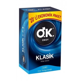 Okey Klasik 20 li Prezervatif