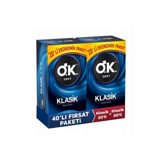 Okey Klasik 40'lı Prezervatif