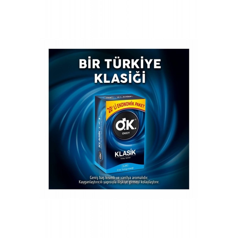 Okey Klasik 40'lı Prezervatif