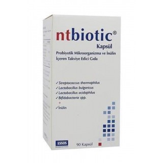 Ntbiotic Probiyotik+Prebiyotik 90 Kapsül