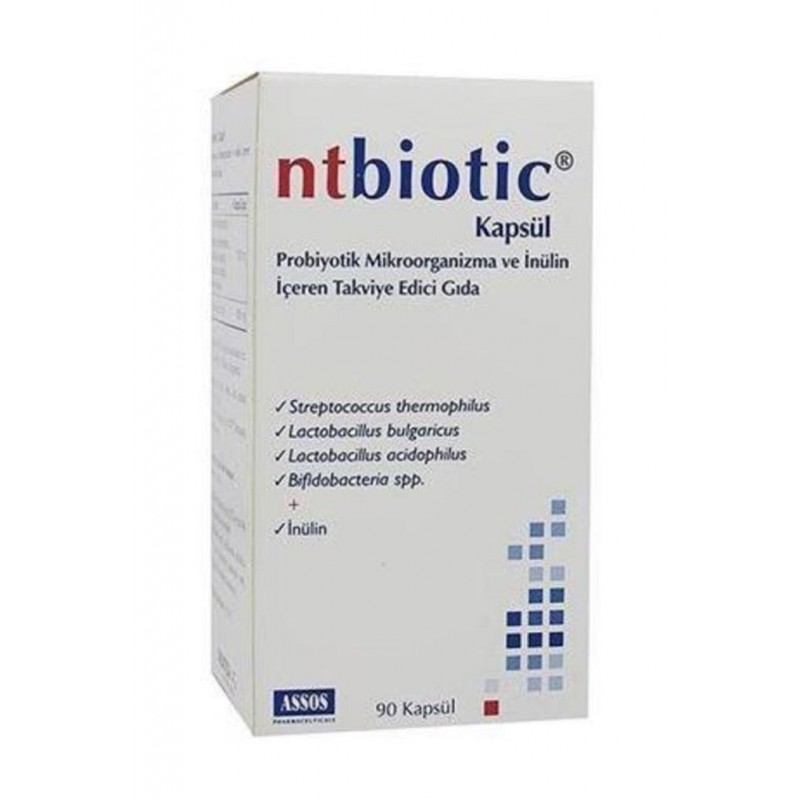 Ntbiotic Probiyotik+Prebiyotik 90 Kapsül