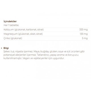 Solgar Calcium Magnesium Plus Zinc 100 Tablet