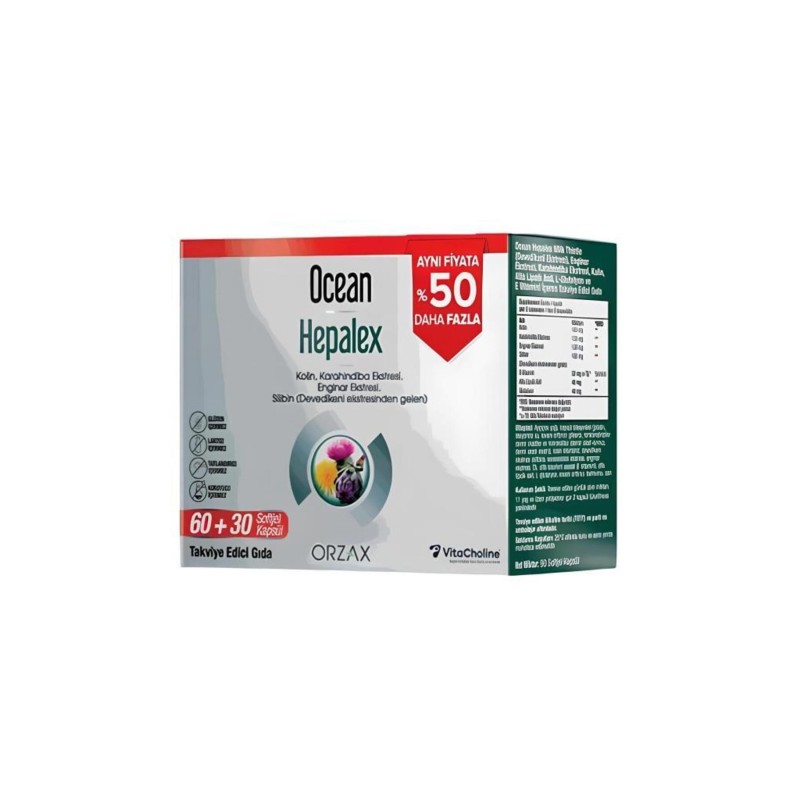 Hepalex 60 Softjel Kapsül - %50 Daha Fazla