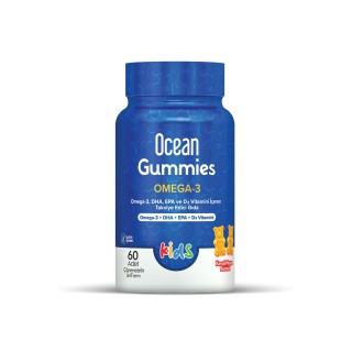 Ocean Gummies Omega 3 Kids - 60 Adet Çiğnenebilir Jel Form