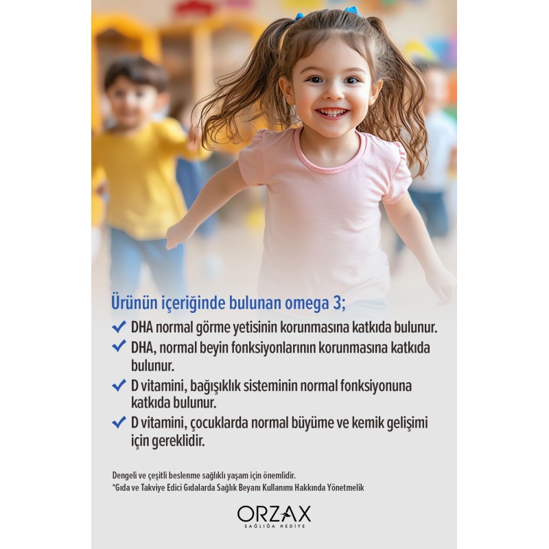 Ocean Gummies Omega 3 Kids - 60 Adet Çiğnenebilir Jel Form