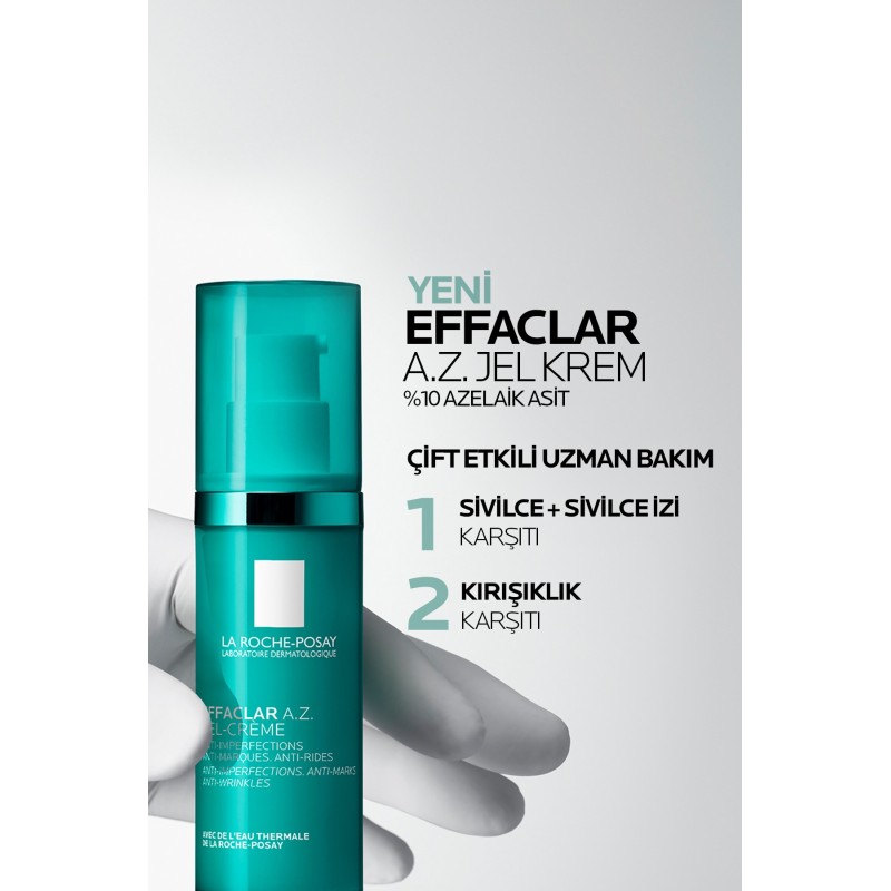 Effaclar A.Z. %10 Azelaik Asit İçeren Sivilce & Sivilce İzi & Kırışıklık Karşıtı Jel Krem 40ml