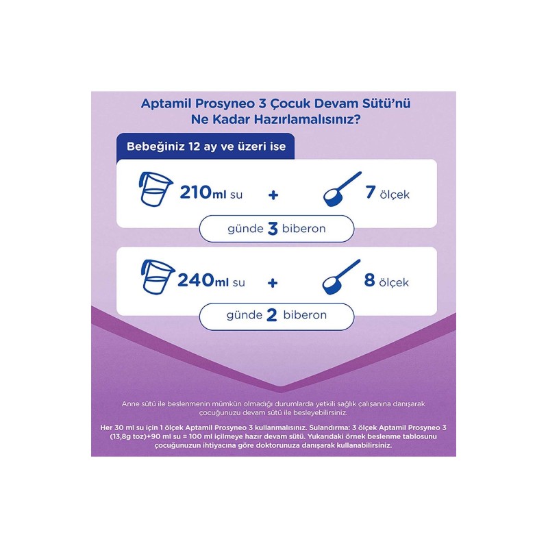 Prosyneo 3 Çocuk Devam Sütü 800 G 1 Yaş +